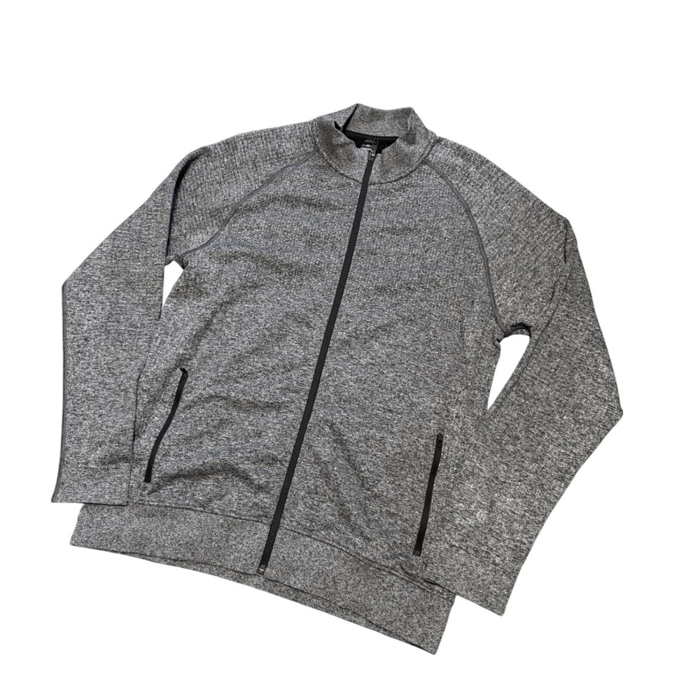 Lululemon Mens Engineered Warmth Jacket Merino Wool Blend Grey Full Zip Size L